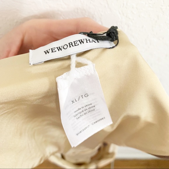 WeWoreWhat Belted Delilah Bikini Bottom Leopard XL - Picture 11 of 12